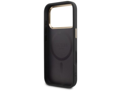 Guess Perforated 4G MagSafe case for iPhone 17 Pro Max - black Guess Perforated 4G MagSafe case for iPhone 17 Pro Max - black