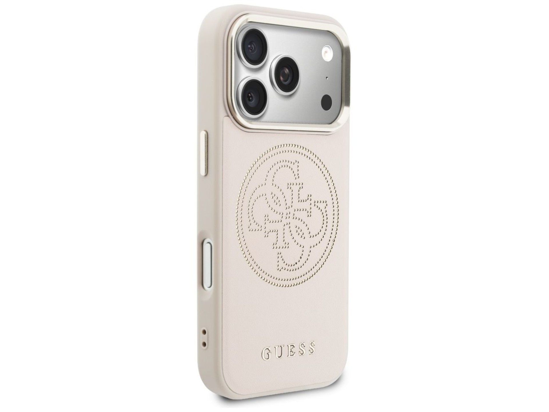 Funda Guess perforada 4G MagSafe para iPhone 17 Pro - Rosa