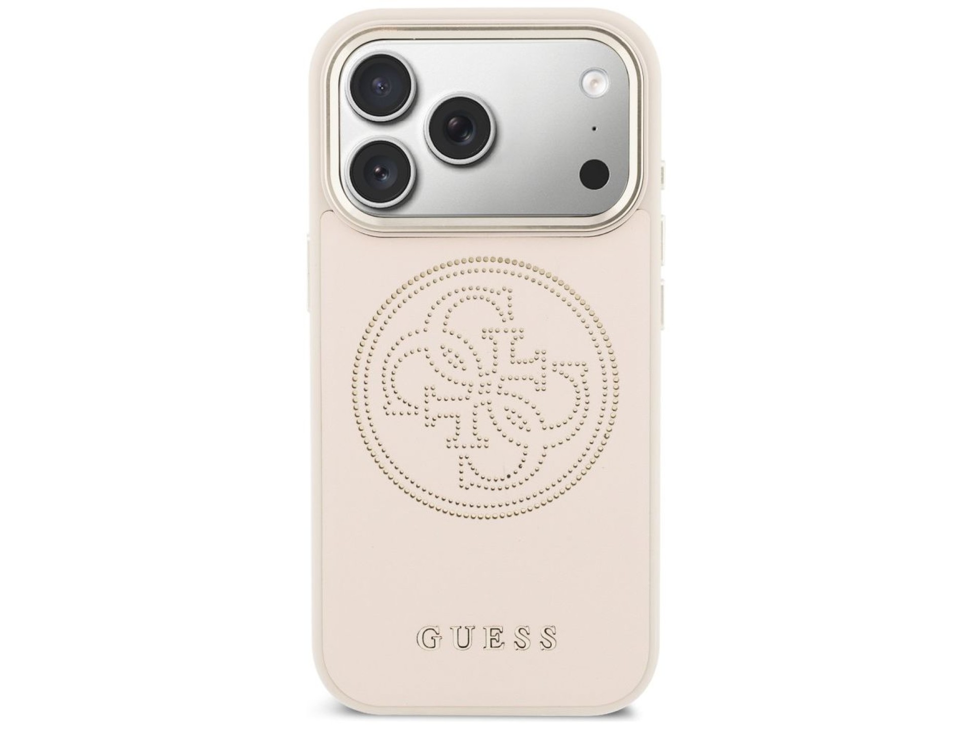 Funda Guess perforada 4G MagSafe para iPhone 17 Pro Max - Rosa