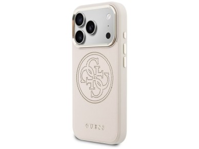 Funda Guess perforada 4G MagSafe para iPhone 17 Pro Max - Rosa Funda Guess perforada 4G MagSafe para iPhone 17 Pro Max - Rosa