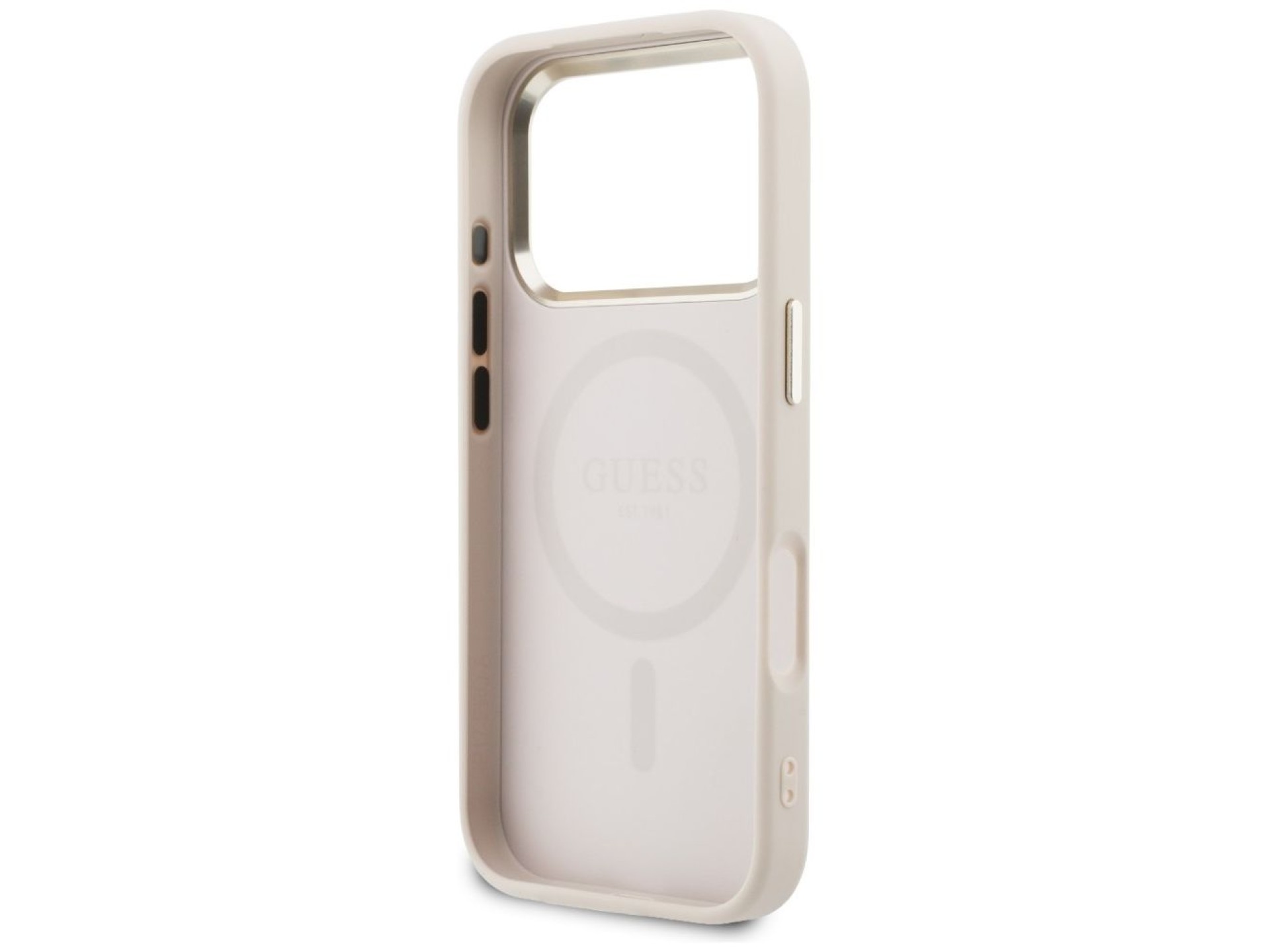 Funda Guess perforada 4G MagSafe para iPhone 17 Pro - Rosa
