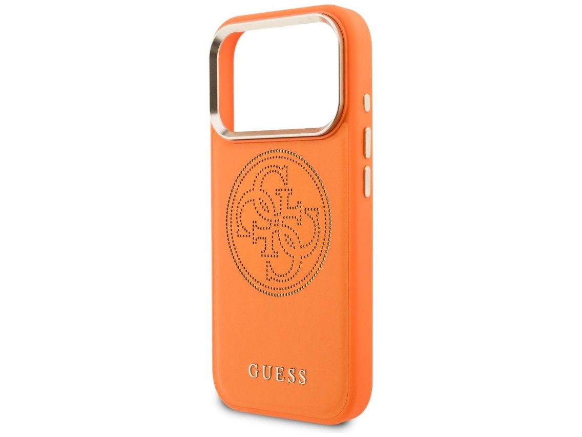 Capa Guess Perfurada 4G MagSafe para iPhone 17 Pro - laranja