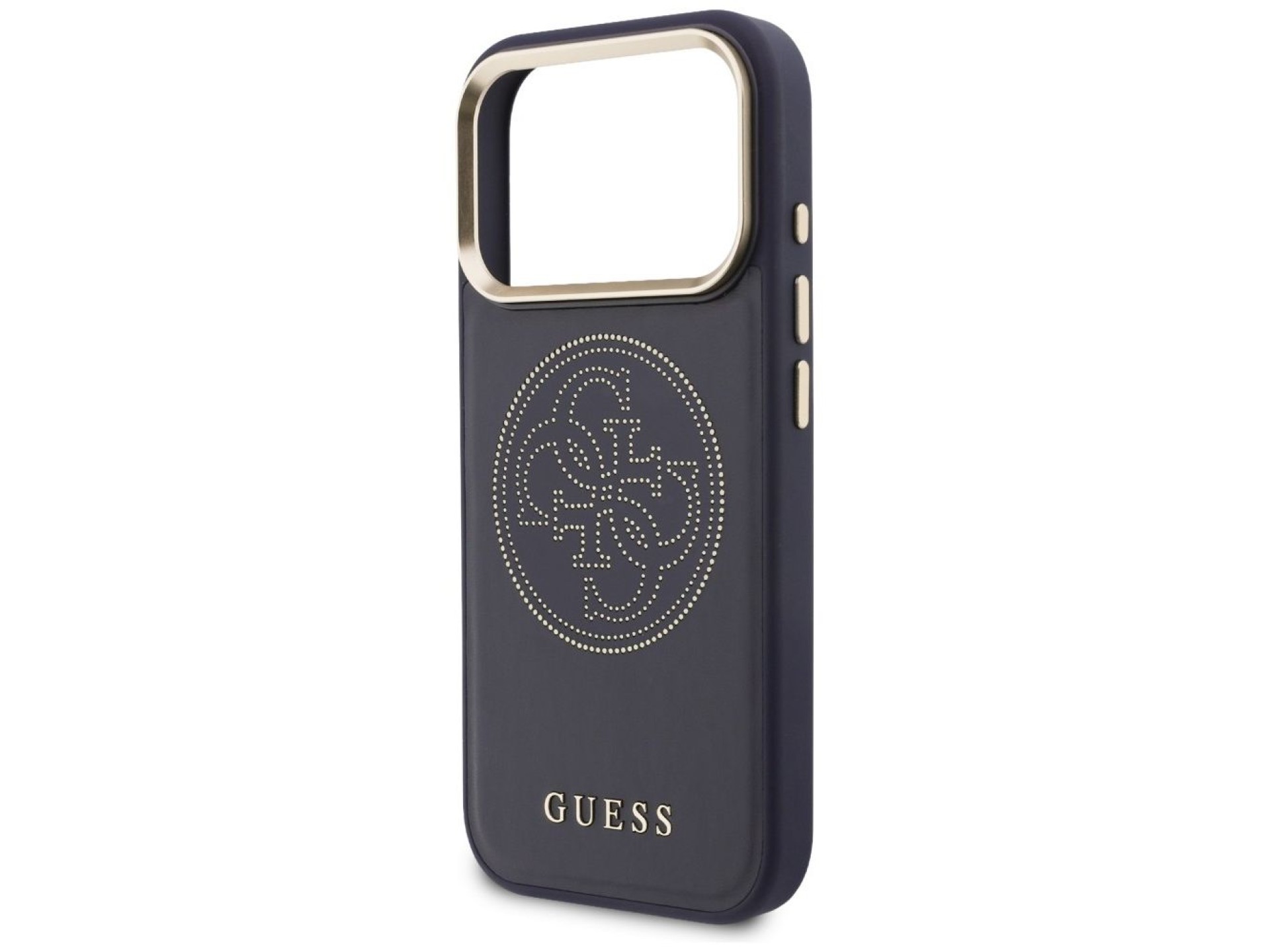 Funda Guess perforada 4G MagSafe para iPhone 17 Pro Max - azul