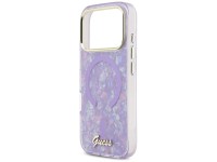 Funda metálica MagSafe Guess IML Shell Script para iPhone 17 Pro Max - Morada Funda metálica MagSafe Guess IML Shell Script para iPhone 17 Pro Max - Morada