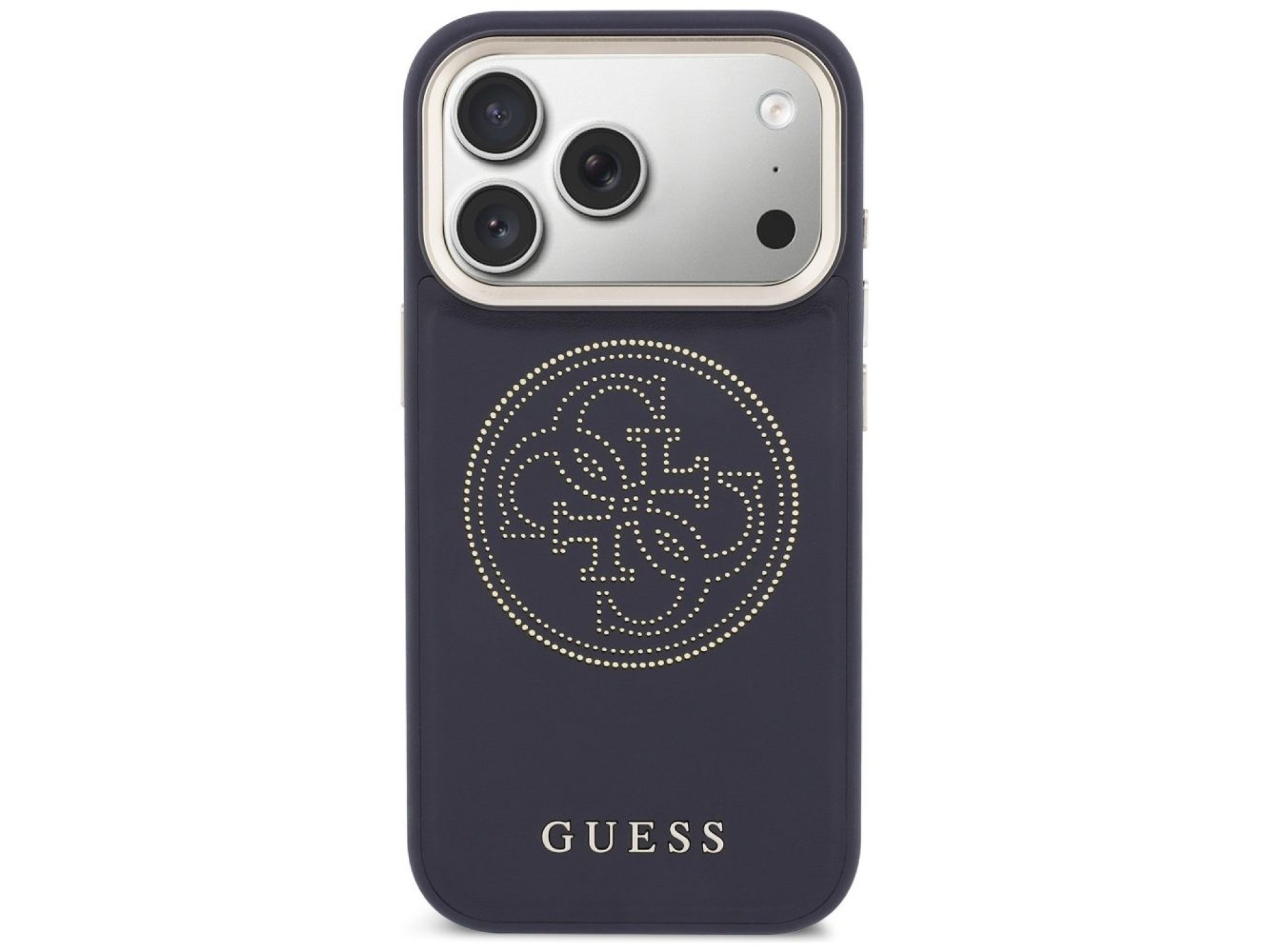 Funda Guess perforada 4G MagSafe para iPhone 17 Pro Max - azul
