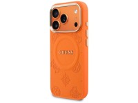 Funda Guess Peony Hot Stamp MagSafe para iPhone 17 Pro - Naranja Funda Guess Peony Hot Stamp MagSafe para iPhone 17 Pro - Naranja