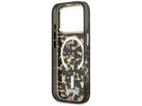 Guess IML Script Metal MagSafe Case for iPhone 17 Pro - Black and Brown Guess IML Script Metal MagSafe Case for iPhone 17 Pro - Black and Brown