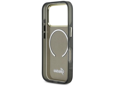 Guess IML Script Metal MagSafe Case for iPhone 17 Pro - Black Guess IML Script Metal MagSafe Case for iPhone 17 Pro - Black