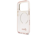 Funda metálica Guess IML Script MagSafe para iPhone 17 Pro - Rosa Funda metálica Guess IML Script MagSafe para iPhone 17 Pro - Rosa