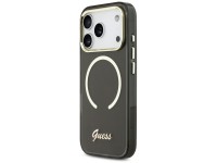 Guess IML Script Metal MagSafe Case for iPhone 17 Pro Max - Black Guess IML Script Metal MagSafe Case for iPhone 17 Pro Max - Black