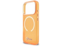 Guess IML Script Metal MagSafe Case for iPhone 17 Pro Max - Orange Guess IML Script Metal MagSafe Case for iPhone 17 Pro Max - Orange