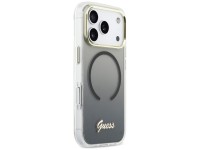 Capa MagSafe Guess IML Gradient Script Metal para iPhone 17 Pro Max - Preta Capa MagSafe Guess IML Gradient Script Metal para iPhone 17 Pro Max - Preta