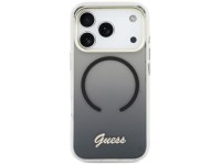 Capa MagSafe Guess IML Gradient Script Metal para iPhone 17 Pro Max - Preta Capa MagSafe Guess IML Gradient Script Metal para iPhone 17 Pro Max - Preta