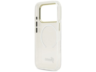 Funda metálica MagSafe Guess IML Gradient Script para iPhone 17 Pro Max - Blanca Funda metálica MagSafe Guess IML Gradient Script para iPhone 17 Pro Max - Blanca