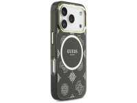 Funda Guess IML Peony Dot MagSafe para iPhone 17 Pro - Negra Funda Guess IML Peony Dot MagSafe para iPhone 17 Pro - Negra