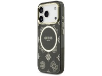 Funda Guess IML Peony Dot MagSafe para iPhone 17 Pro - Negra Funda Guess IML Peony Dot MagSafe para iPhone 17 Pro - Negra