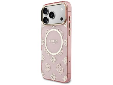 Guess IML Peony Dot MagSafe Case for iPhone 17 Pro Max - Pink Guess IML Peony Dot MagSafe Case for iPhone 17 Pro Max - Pink