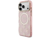 Capa Guess IML Peony Dot MagSafe para iPhone 17 Pro Max - Rosa Capa Guess IML Peony Dot MagSafe para iPhone 17 Pro Max - Rosa