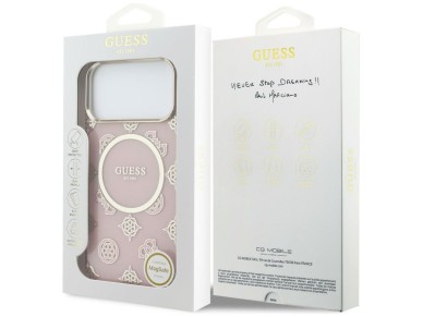 Guess IML Peony Dot MagSafe Case for iPhone 17 Pro Max - Pink Guess IML Peony Dot MagSafe Case for iPhone 17 Pro Max - Pink