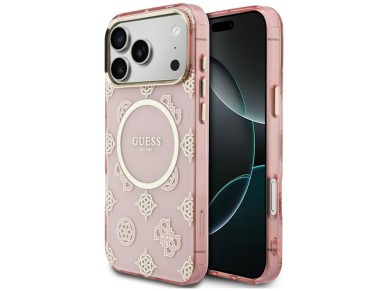 Guess IML Peony Dot MagSafe Case for iPhone 17 Pro Max - Pink Guess IML Peony Dot MagSafe Case for iPhone 17 Pro Max - Pink