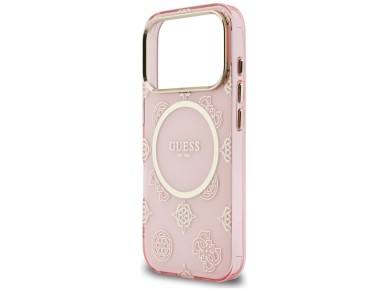 Capa Guess IML Peony Dot MagSafe para iPhone 17 Pro - rosa Capa Guess IML Peony Dot MagSafe para iPhone 17 Pro - rosa