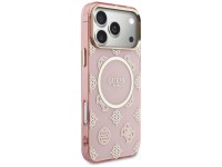 Capa Guess IML Peony Dot MagSafe para iPhone 17 Pro Max - Rosa Capa Guess IML Peony Dot MagSafe para iPhone 17 Pro Max - Rosa