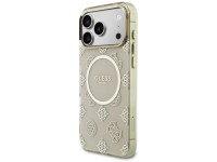 Guess IML Peony Dot MagSafe Case for iPhone 17 Pro Max - Beige