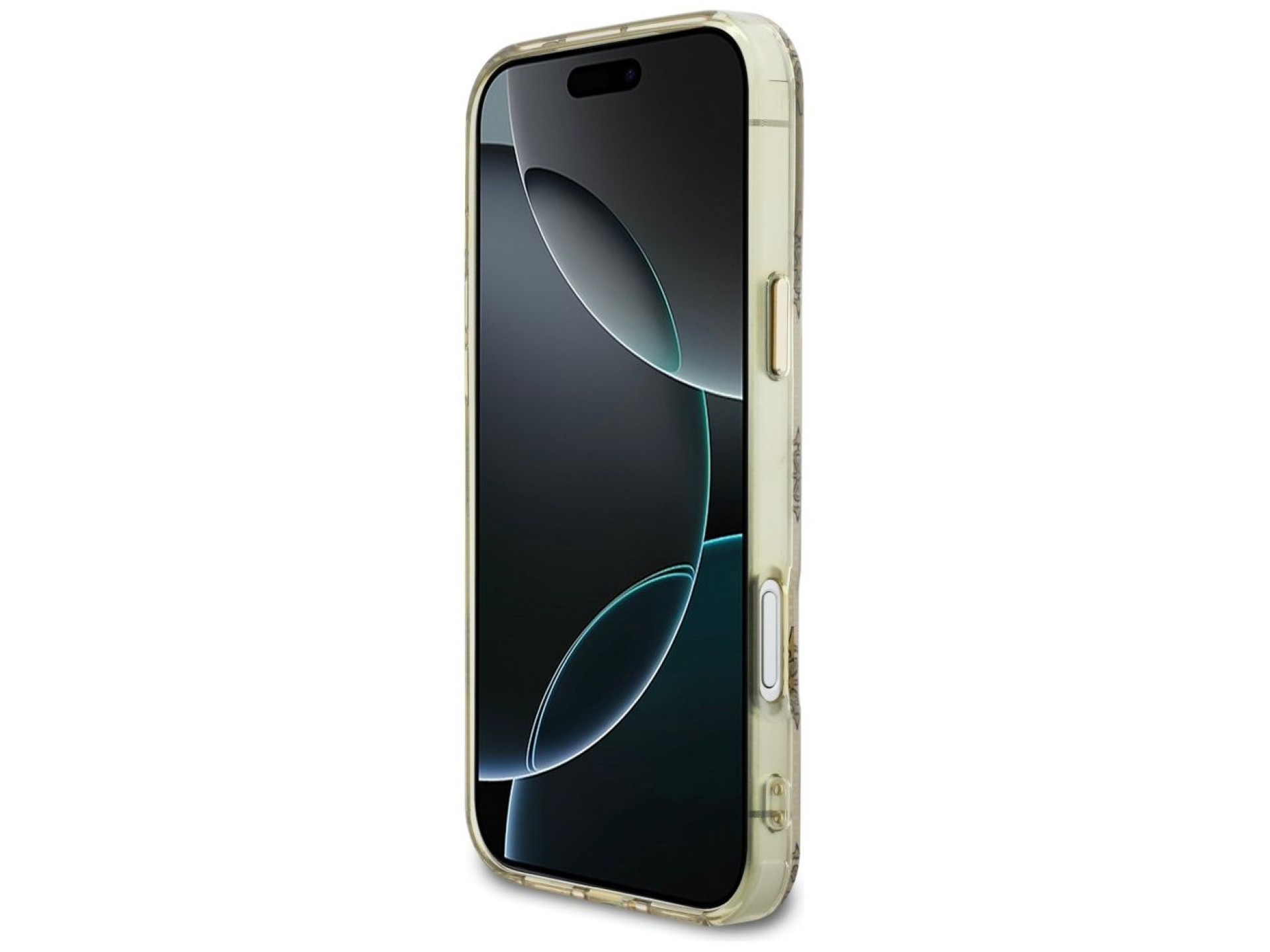 Guess IML Peony Dot MagSafe Case for iPhone 17 Pro Max - Beige