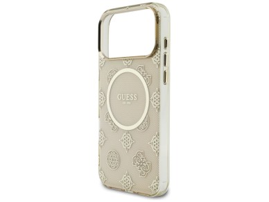 Guess IML Peony Dot MagSafe Case for iPhone 17 Pro Max - Beige Guess IML Peony Dot MagSafe Case for iPhone 17 Pro Max - Beige