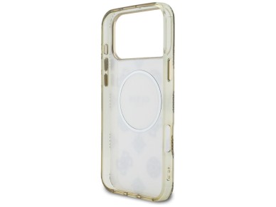 Guess IML Peony Dot MagSafe Case for iPhone 17 Pro Max - Beige Guess IML Peony Dot MagSafe Case for iPhone 17 Pro Max - Beige