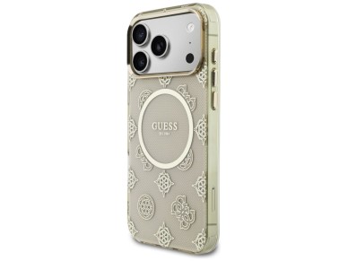 Guess IML Peony Dot MagSafe Case for iPhone 17 Pro Max - Beige Guess IML Peony Dot MagSafe Case for iPhone 17 Pro Max - Beige