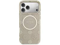 Guess IML Peony Dot MagSafe Case for iPhone 17 Pro Max - Beige