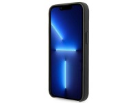 Capa de couro perfurado com o logotipo de Karl Lagerfeld para iPhone 14 Plus - Preta Capa de couro perfurado com o logotipo de Karl Lagerfeld para iPhone 14 Plus - Preta