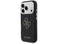 Guess FW Resin Logo Case for iPhone 17 Pro Max - Black