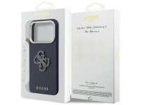 Funda Guess FW Resin Logo para iPhone 17 Pro - Azul