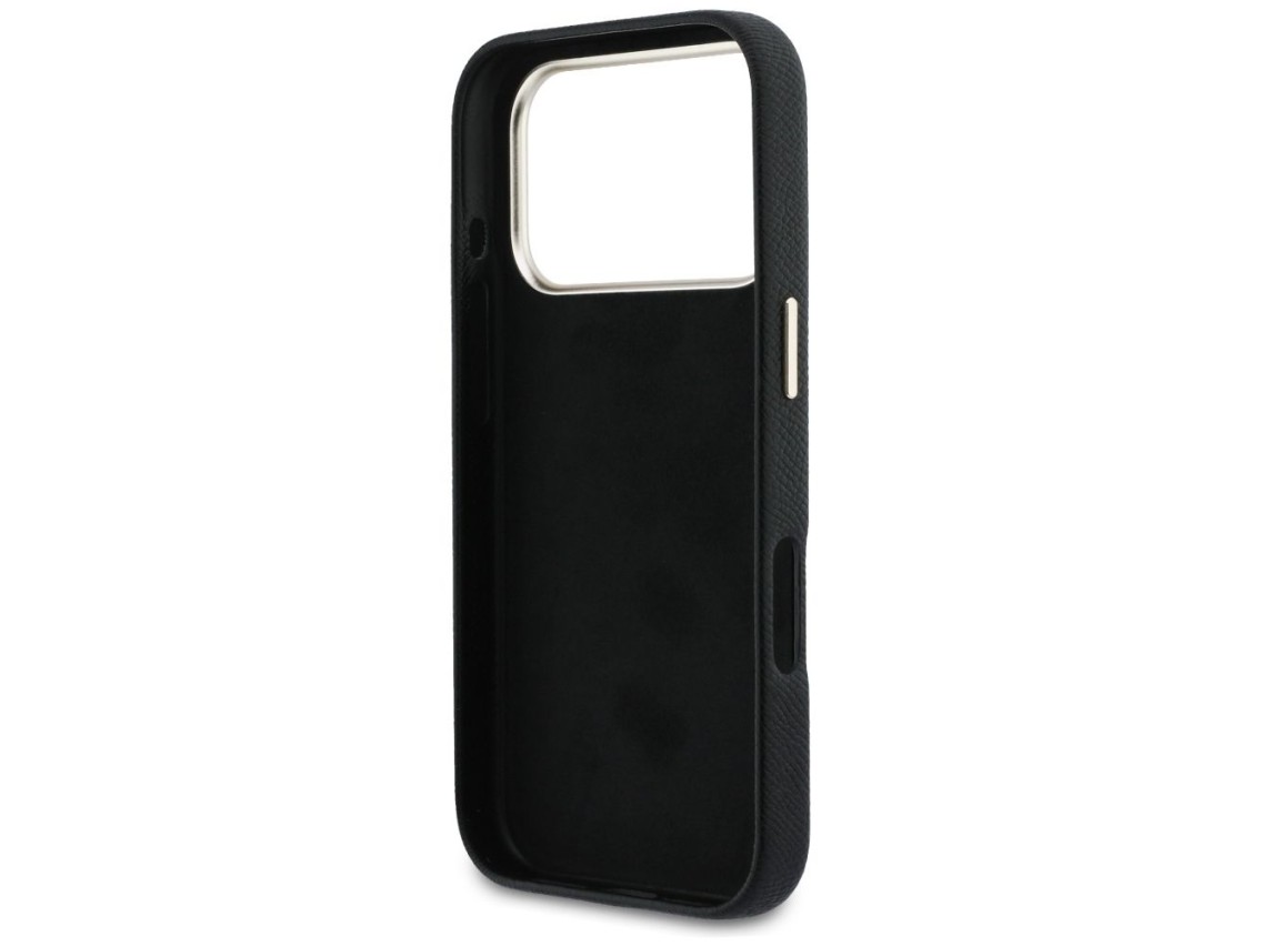 Guess FW Resin Logo Case for iPhone 17 Pro Max - Black