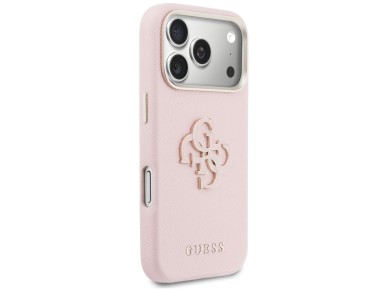 Guess FW Resin Logo Case for iPhone 17 Pro Max - Pink Guess FW Resin Logo Case for iPhone 17 Pro Max - Pink