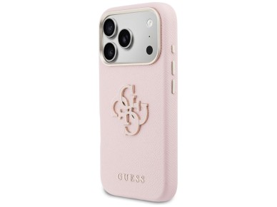 Guess FW Resin Logo Case for iPhone 17 Pro Max - Pink Guess FW Resin Logo Case for iPhone 17 Pro Max - Pink