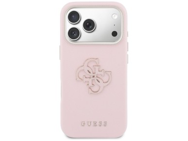 Guess FW Resin Logo Case for iPhone 17 Pro Max - Pink Guess FW Resin Logo Case for iPhone 17 Pro Max - Pink