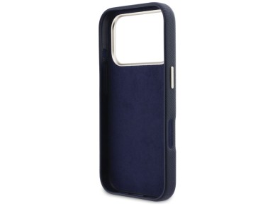 Capa Guess FW Resin Logo para iPhone 17 Pro - Azul