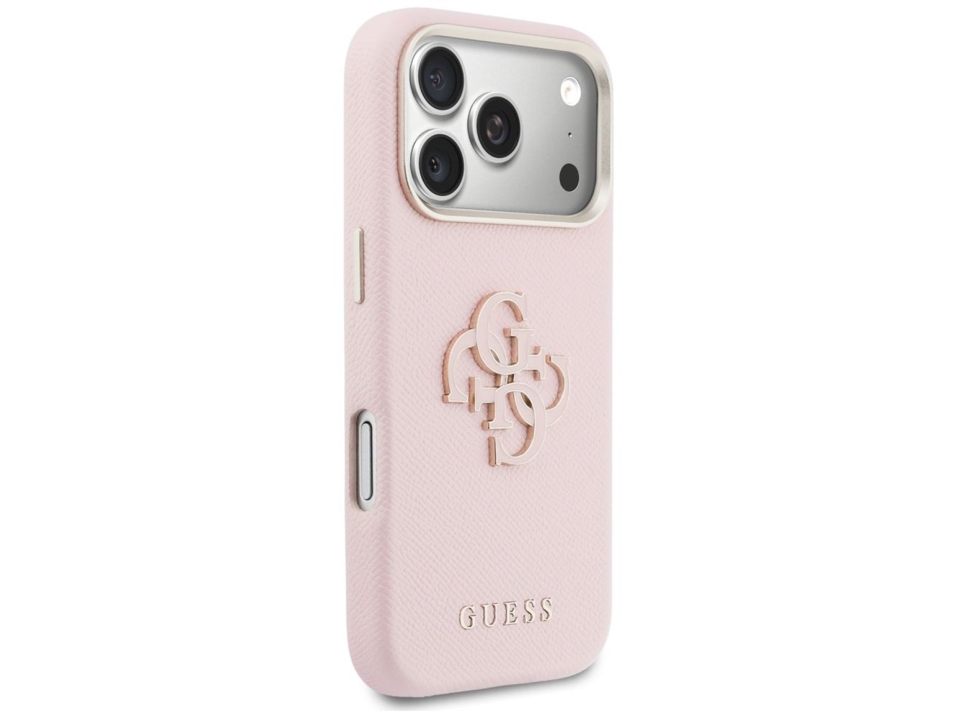 Guess FW Resin Logo Case for iPhone 17 Pro Max - Pink