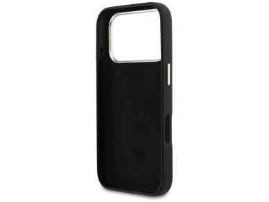 Guess FW Resin Logo Case for iPhone 17 Pro Max - Black
