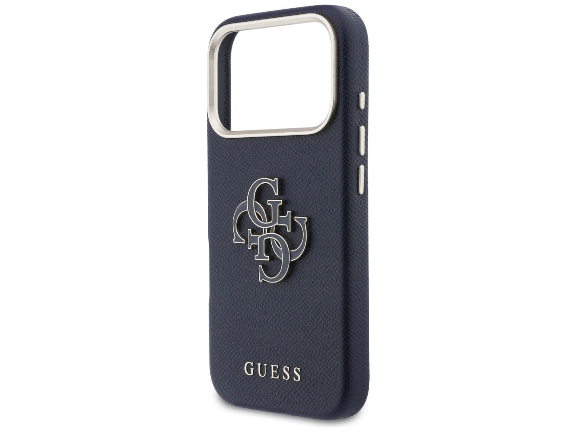 Funda Guess FW Resin Logo para iPhone 17 Pro - Azul