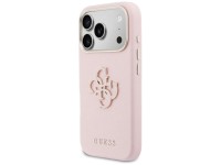 Guess FW Resin Logo Case for iPhone 17 Pro Max - Pink Guess FW Resin Logo Case for iPhone 17 Pro Max - Pink