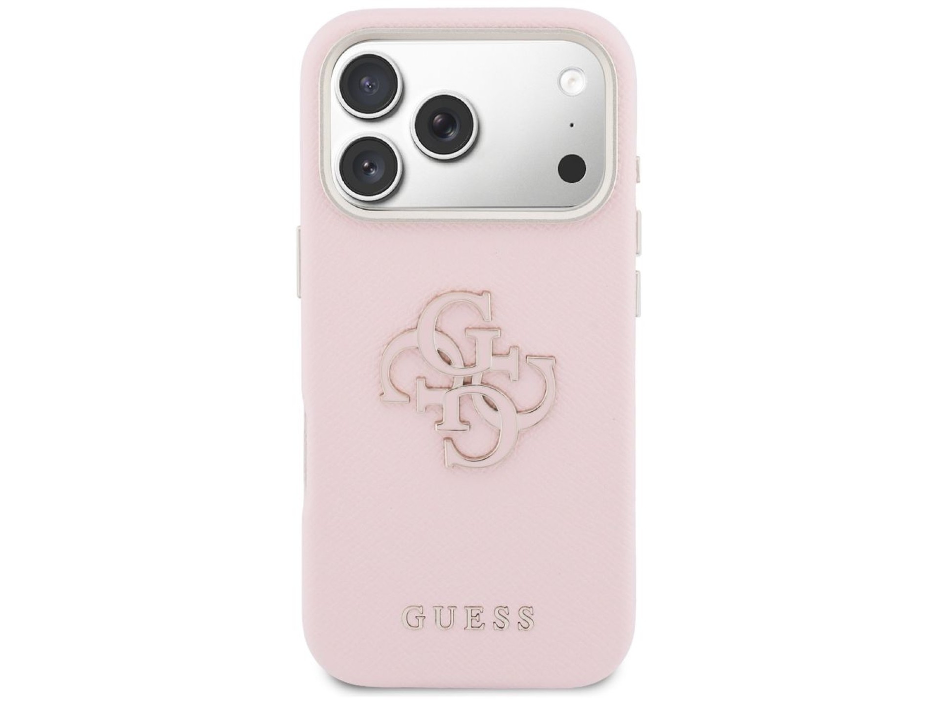 Guess FW Resin Logo Case for iPhone 17 Pro Max - Pink