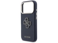 Funda Guess FW Resin Logo para iPhone 17 Pro - Azul