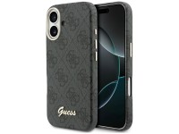 Capa Guess 4G Script MagSafe para iPhone 17 - preta Capa Guess 4G Script MagSafe para iPhone 17 - preta