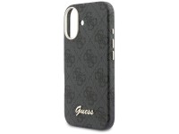 Capa Guess 4G Script MagSafe para iPhone 17 - preta Capa Guess 4G Script MagSafe para iPhone 17 - preta