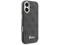 Capa Guess 4G Script MagSafe para iPhone 17 - preta Capa Guess 4G Script MagSafe para iPhone 17 - preta