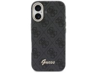 Capa Guess 4G Script MagSafe para iPhone 17 - preta Capa Guess 4G Script MagSafe para iPhone 17 - preta